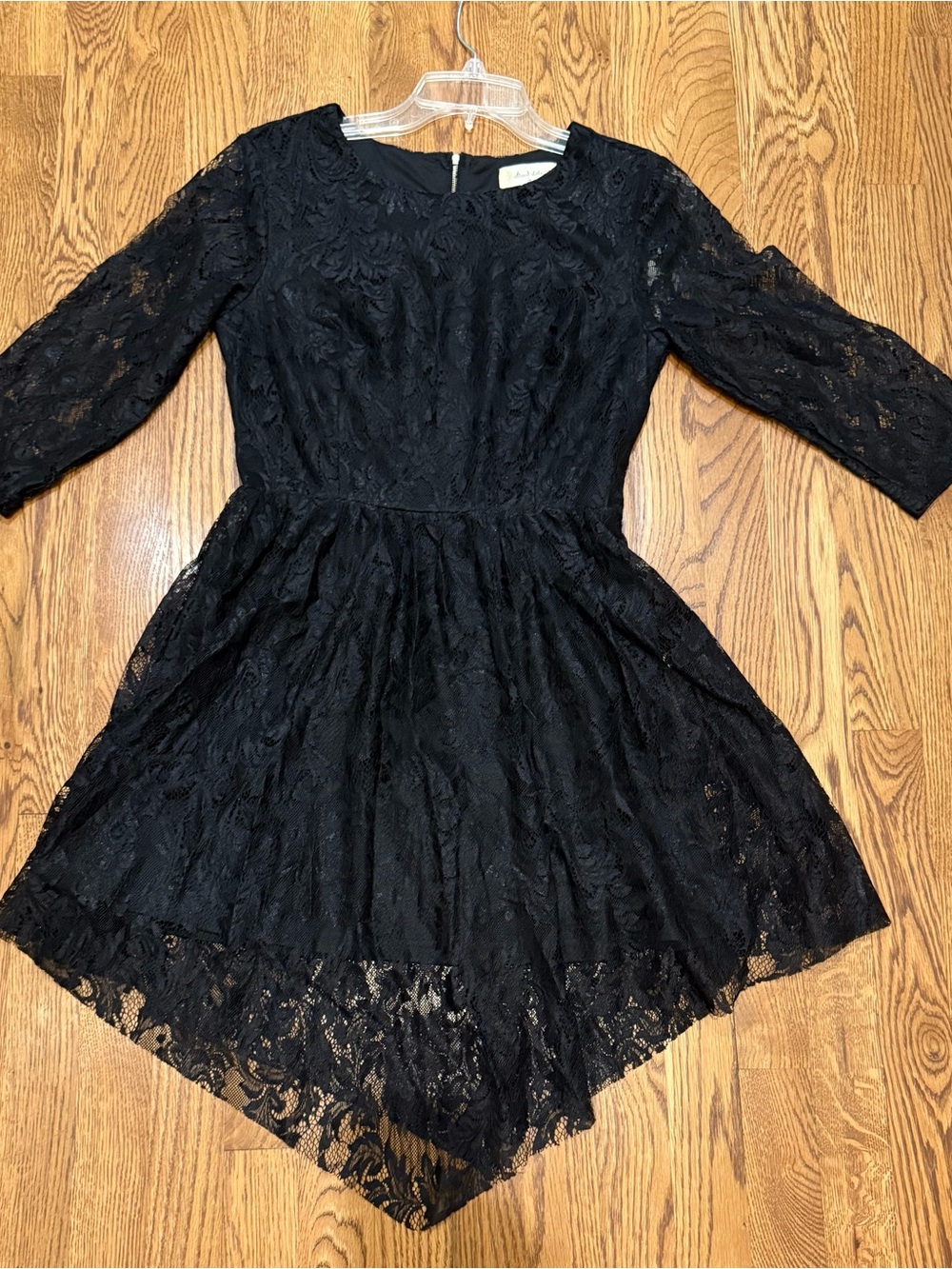 Altar'd State Black Lace Fit-and-Flare Dress